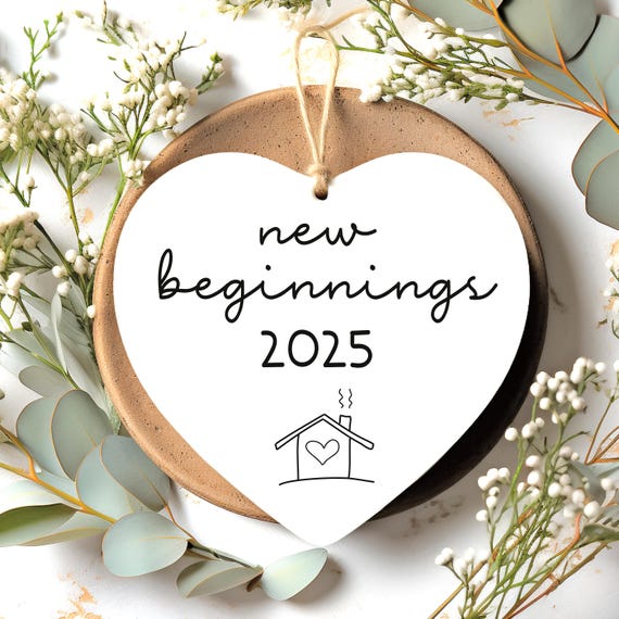 New Beginnings Gift New Home Gift New Start New Life Good Luck Keepsake Moving On Happy New Home