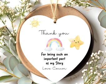 Thank you for being such an important part of my story, Personalised Teacher Gift, Childminder Gift, Nursery Teacher, Preschool Leaving