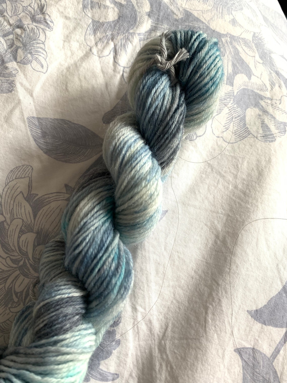 Hand Dyed Yarn Frozen Etsy