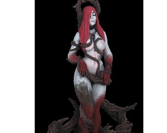 NSFW Witch 18+ miniature NSFW- ideal for Dungeons and Dragons and other Tabletop RPGs/Wargaming/D&D