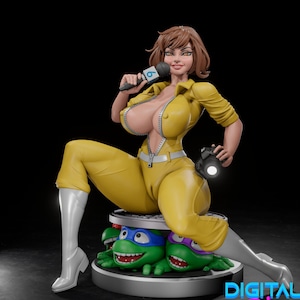NSFW Reporter Sexy News Reporter Nsfw Tabletop Sexy Nsfw Lady RPG Gamer