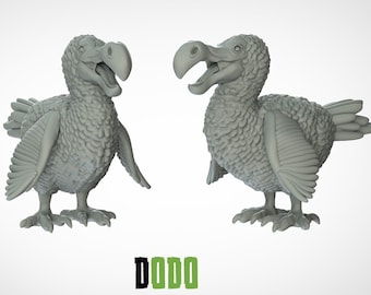 Dodo Bird Miniature - ideal for Dungeons and Dragons and other Tabletop RPGs/Wargaming/D&D