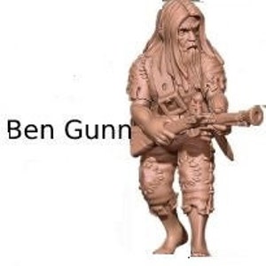 Pirate Ben Gunn - treasure island - ideal for Dungeons and Dragons and other Tabletop RPGs/ D&D/ Wargaming