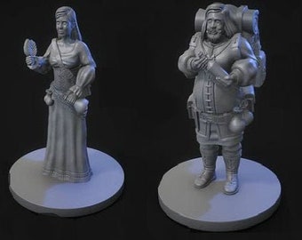 Settlers/Explorers/Villagers - ideal for Dungeons and Dragons and other Tabletop RPGs