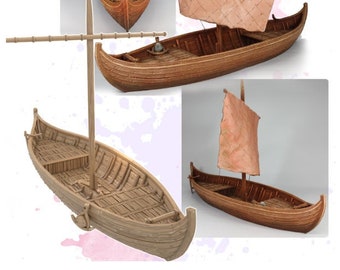 NAVE IN MINIATURA Veliero In Legno Modello Di Barca A Vela CHARLES - Foto 1