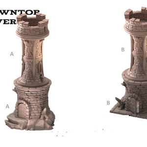 Crowntop Tower - tale of two cities - ideal for Dungeons and Dragons and other Tabletop RPGs/ D&D/ Wargaming