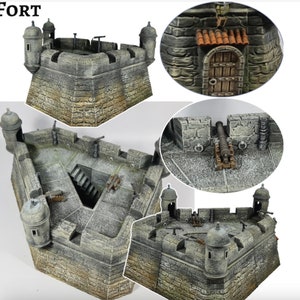 Fort - rum n razing - ideal for Dungeons and Dragons and other Tabletop RPGs/ D&D/ Wargaming
