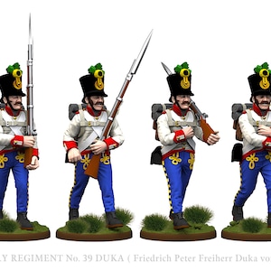 Fusiliers Napoleonic Wars Hungarian Army Line Order Post 1809 - ideal for Dungeons and Dragons and other Tabletop RPGs/D&D/Wargaming