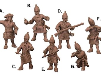 British Royal Marines - treasure island - ideal for Dungeons and Dragons and other Tabletop RPGs/ D&D/ Wargaming