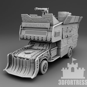 Postapokalyptischer Panzerwagen - ideal für Dungeons and Dragons und andere Tabletop-Rollenspiele/Wargaming/D&D