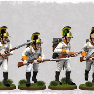 Fusiliers Napoleonic Wars Austro-Hungarian Skirmish Order 1809- ideal for Dungeons and Dragons and other Tabletop RPGs/D&D/Wargaming