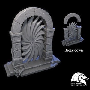 Fantasy Stone Portal - ideal for Dungeons and Dragons and other Tabletop RPGs