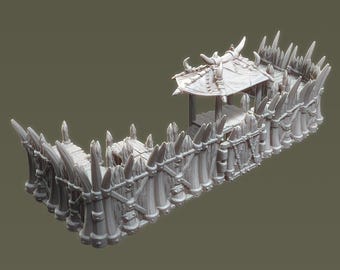 Orc Walls - ideal for Dungeons and Dragons and other Tabletop RPGs/Wargaming/D&D
