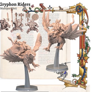 Zwergische Greifenreiter - Geschichte zweier Städte - ideal für Dungeons and Dragons und andere Tabletop-Rollenspiele/ D&D/ Wargaming