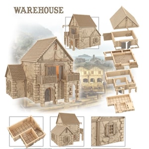 Warehouse - treasure island - ideal for Dungeons and Dragons and other Tabletop RPGs/ D&D/ Wargaming