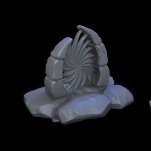 Fantasy Stone Portal - ideal for Dungeons and Dragons and other Tabletop RPGs