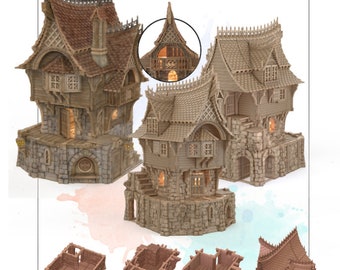 Silverthorn House: Dark Alley Scenery voor D&D-tablet-RPG's