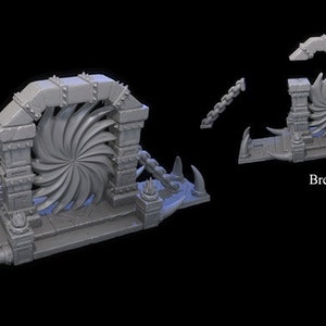 Fantasy Stone Portal - ideal for Dungeons and Dragons and other Tabletop RPGs