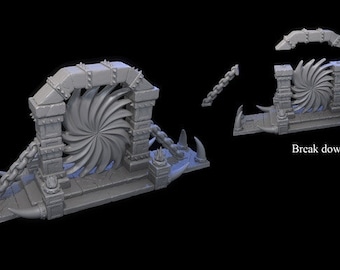 Fantasy Stone Portal - ideal for Dungeons and Dragons and other Tabletop RPGs