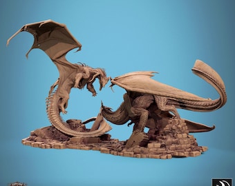 Dragon Diorama: harsminiatuur voor D&D-tablet-RPG's