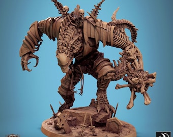 Cursed Colossus Miniature: Resin Tabletop RPG-figuur van Rescale