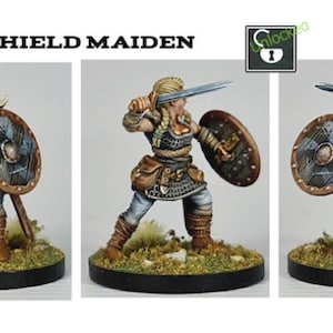 Shield Maiden - Viking Saga - ideal for Dungeons and Dragons and other Tabletop RPGs/ D&D/ Wargaming