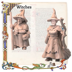 Witches - tale of two cities - ideal for Dungeons and Dragons and other Tabletop RPGs/ D&D/ Wargaming