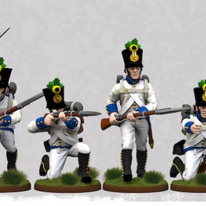 Fusiliers Napoleonic Wars Austro-Hungarian Skirmish Order Post 1809- ideal for Dungeons and Dragons and other Tabletop RPGs/D&D/Wargaming