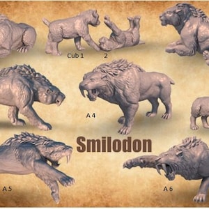Saber tooth- ideal for Dungeons and Dragons and other Tabletop RPGs/ Wargaming