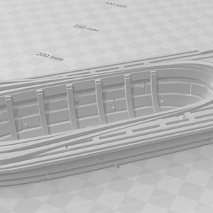 Barge/Boat/Troops carrier - the frost - ideal for Dungeons and Dragons and other Tabletop RPGs/D&D/Wargaming