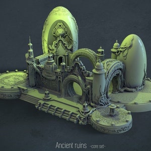 Ruinas de templos antiguos: ideales para DnD, Mordheim y otros juegos de rol de mesa