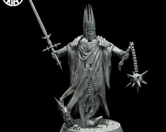 Wraith King Miniature: Lost Souls Resinfigur för D&D, RPG