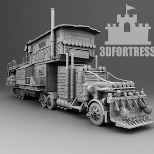 Post apocalyptic survival truck - ideal for Dungeons and Dragons and other Tabletop RPGs/Wargaming/D&D
