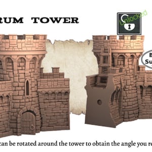 Drum Tower- tale of two cities - ideal for Dungeons and Dragons and other Tabletop RPGs/ D&D/ Wargaming
