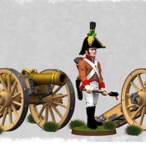 Artillery Napoleonic Wars Austro-Hungarian Army - ideal for Dungeons and Dragons and other Tabletop RPGs/D&D/Wargaming