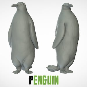 Miniatura de pingüino: ideal para Dungeons and Dragons y otros juegos de rol de mesa/Wargaming/D&D