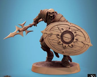 Oosterse skeletlegerminiatuur: hars-RPG-miniaturen voor D&D, Wargaming