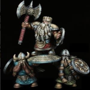 ドワーフチーフ - 二つの都市の物語 - ダンジョンズ＆ドラゴンズやその他のテーブルトップ RPG/D&D/ウォーゲームに最適