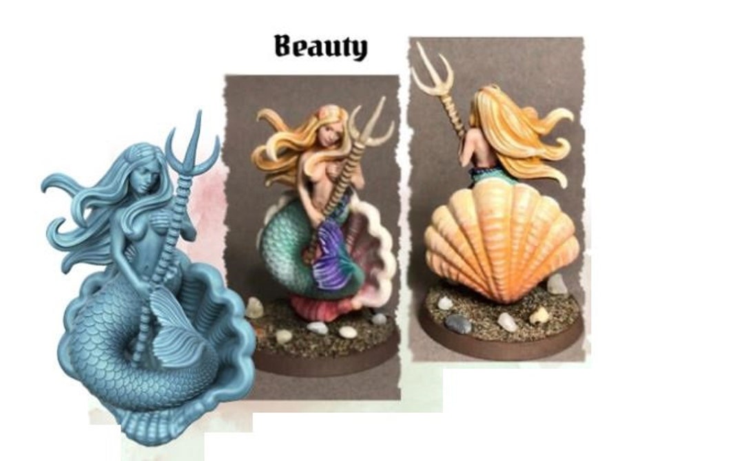 Beauty Mermaid Treasure Island Ideal for Dungeons and Dragons and Other