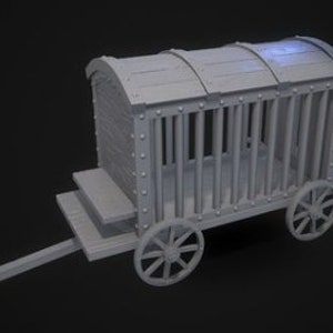 Käfigwagen/Gefängnis - ideal für Dungeons and Dragons und andere Tabletop-Rollenspiele