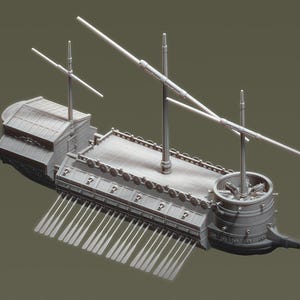 Galleass - Pirates - ideal for Dungeons and Dragons and other Tabletop RPGs/Wargaming/D&D