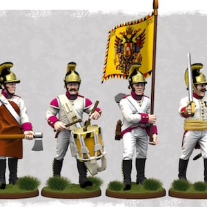 Fusiliers Napoleonic Wars Austro-Hungarian Command Order 1809 - ideal for Dungeons and Dragons and other Tabletop RPGs/D&D/Wargaming