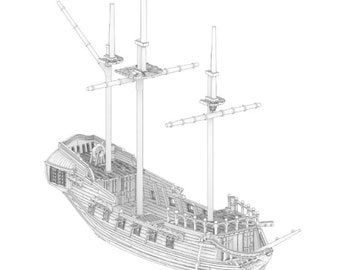 Light Frigate Boat: Treasure Island-tablet-RPG-terrein