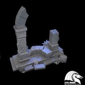 Fantasy Stone Portal - ideal for Dungeons and Dragons and other Tabletop RPGs