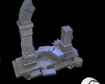 Fantasy Stone Portal - ideal for Dungeons and Dragons and other Tabletop RPGs