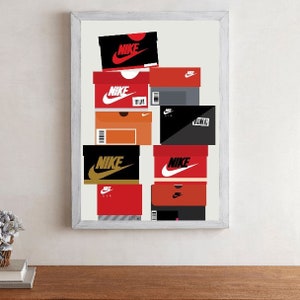 Nike Sneaker Box Poster Wall Art