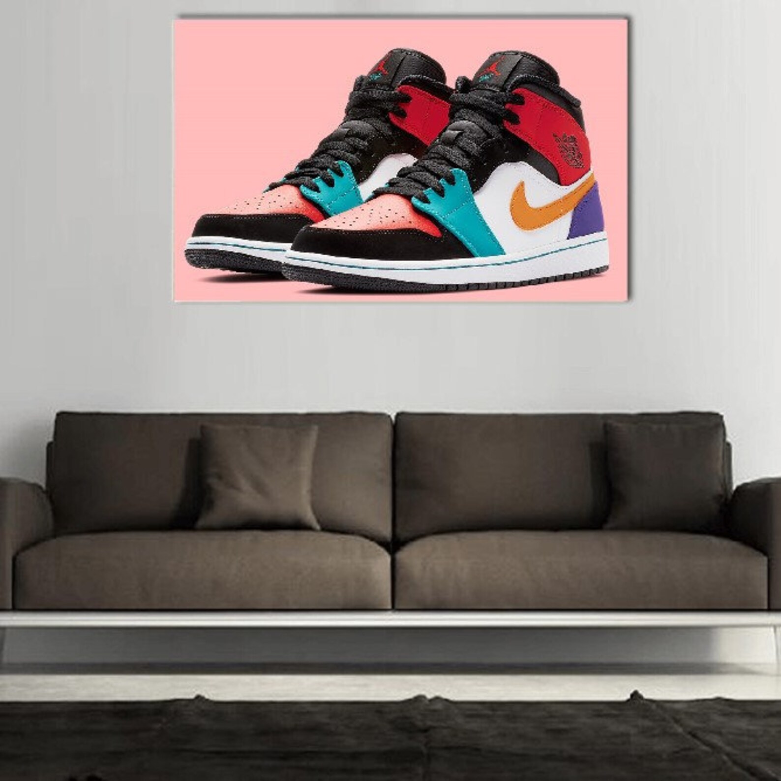 Air Jordan 1 Retros Poster Wall Art Etsy