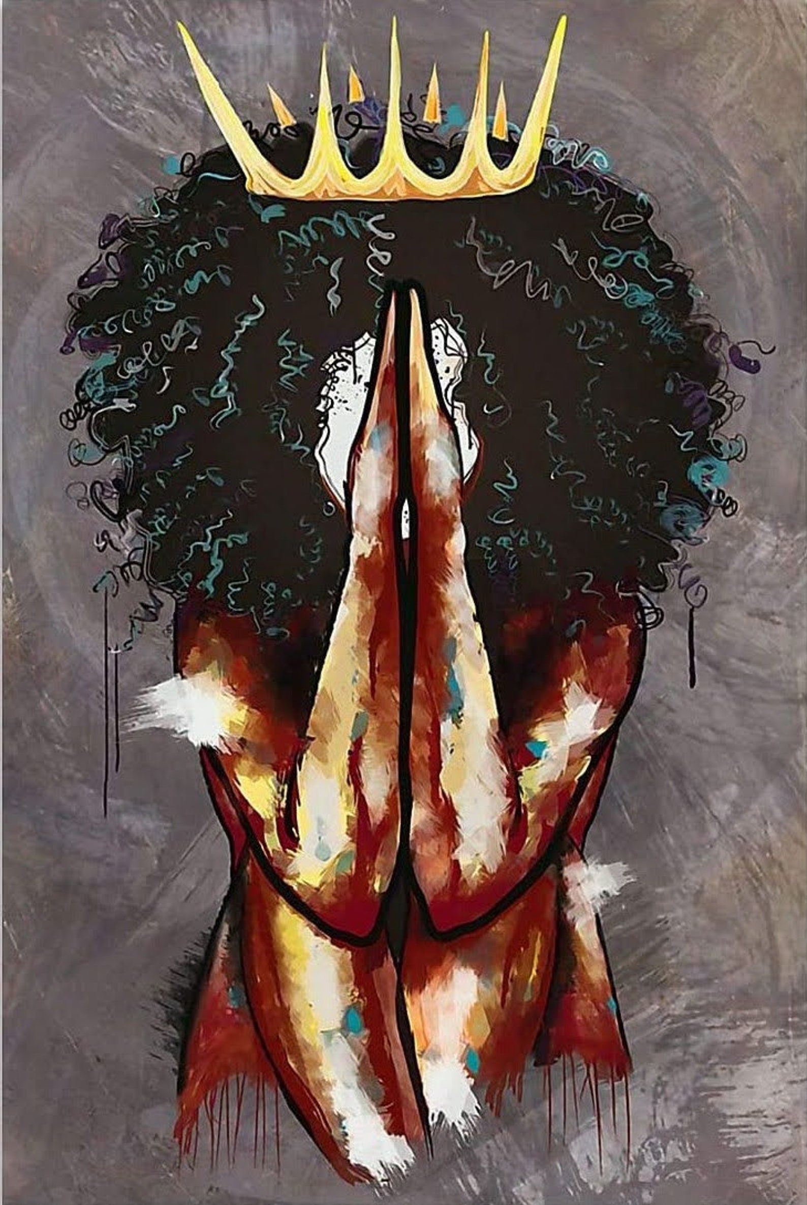 Black Art Poster Wall Art Etsy