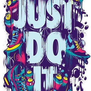 Nike just Do It Poster Wallpaper Art - Etsy UK