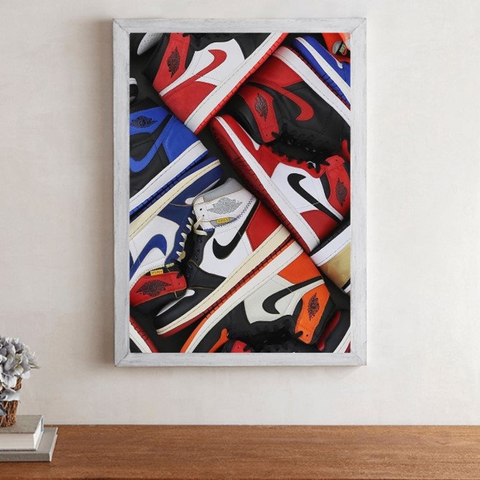 Nike Sneaker Poster Wall Art Etsy
